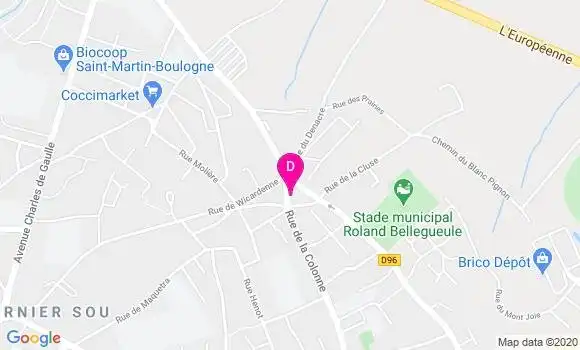 Localisation Virginie De Grieck Honore