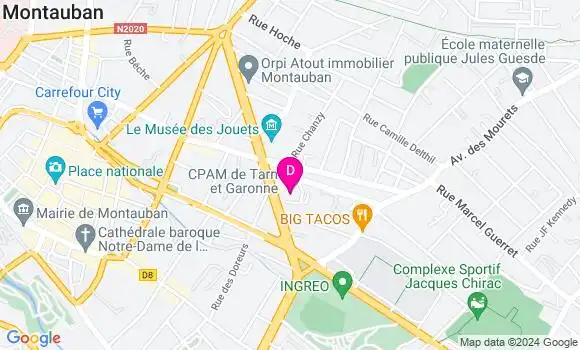 Localisation Brigitte Eychenne