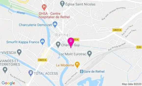 Localisation Marc Durot