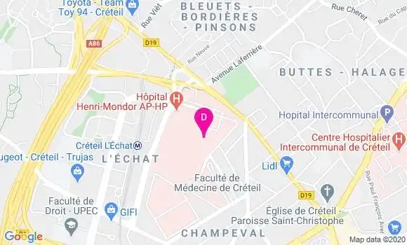 Localisation Adrian Brun