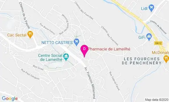 Localisation Elisabeth Coudrais Soubirade