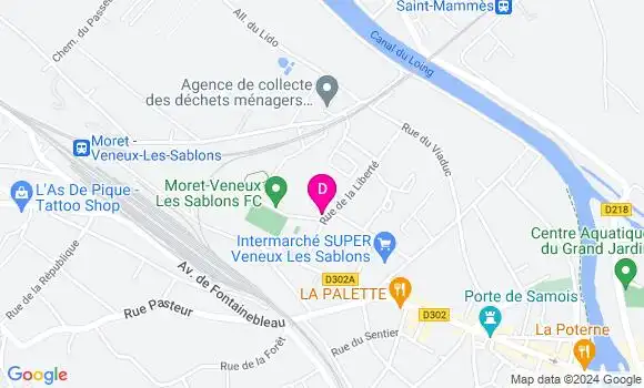 Localisation Nadine Serrao