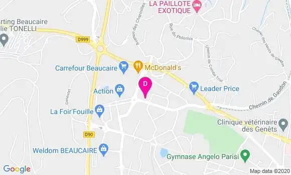 Localisation Aurore Fraisse