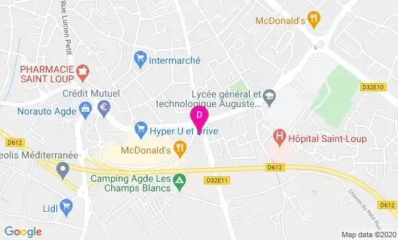 Localisation Marie Camille Cubizolle