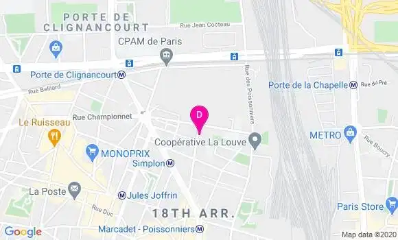 Localisation Rachel Roua