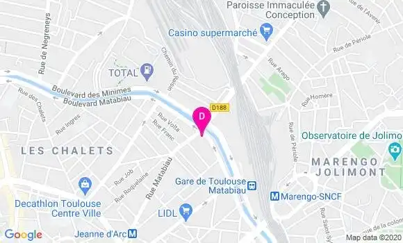 Localisation Laure Rispal
