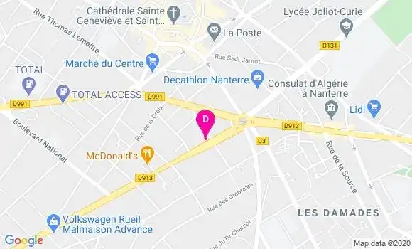 Localisation Roland Allal