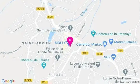 Localisation Annie Boussard Francois