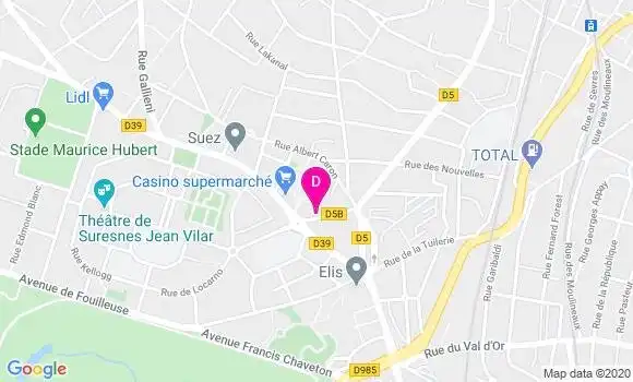 Localisation Jean Pierre Prat
