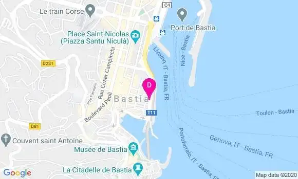 Localisation Emilien Dani