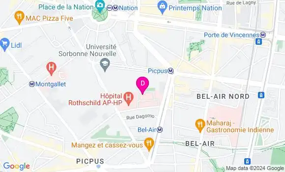 Localisation Maria Clotilde Carra