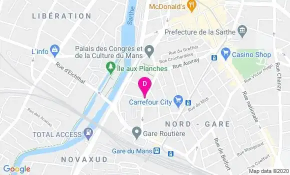 Localisation Catherine Fontaine Dechaume