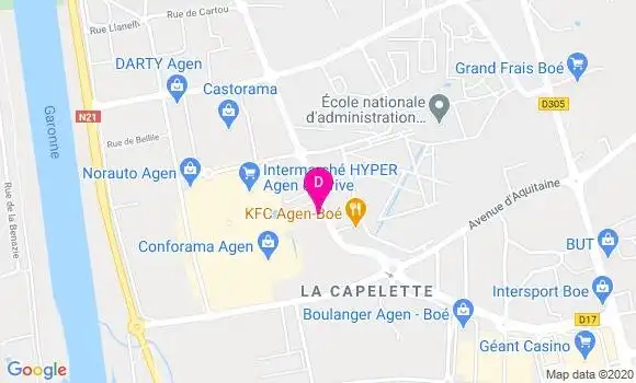 Localisation Aurelie Lanotte