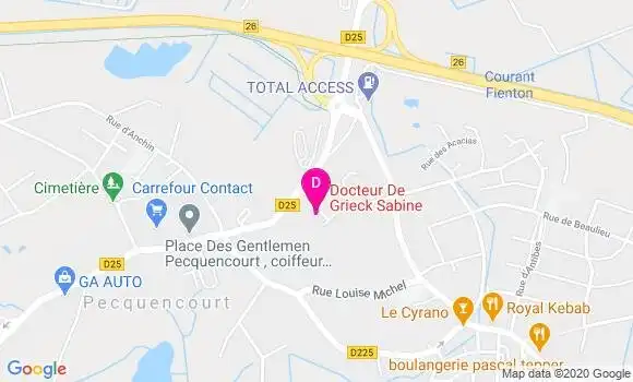Localisation Thibault De Grieck