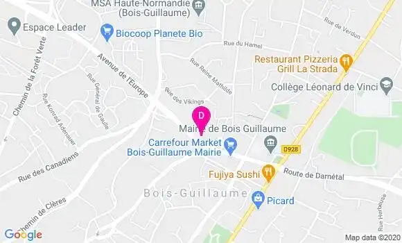 Localisation Clementine Decrette