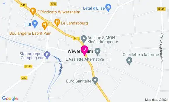 Localisation Elsa Munch