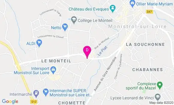 Localisation Thomas Cuchet
