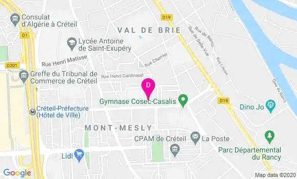Localisation Cecile Vidaud