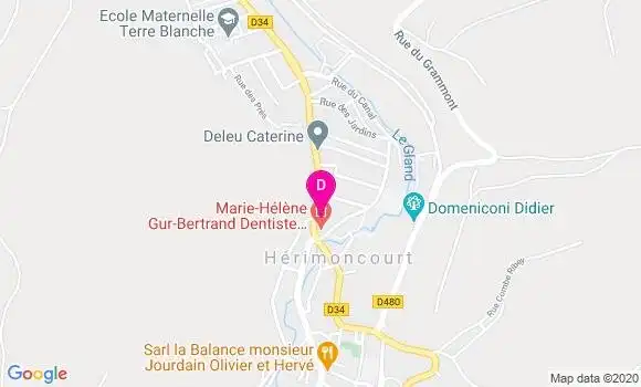 Localisation Lydie Heck