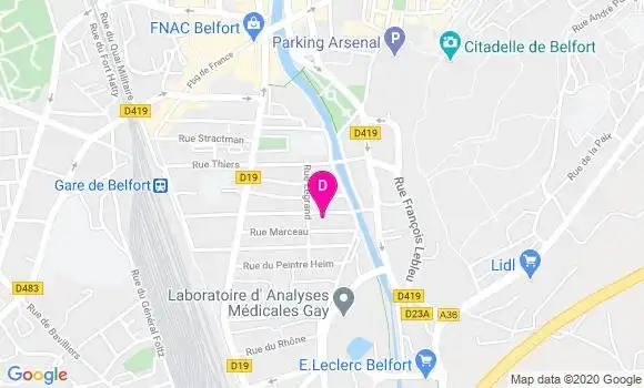 Localisation Yann Koenig