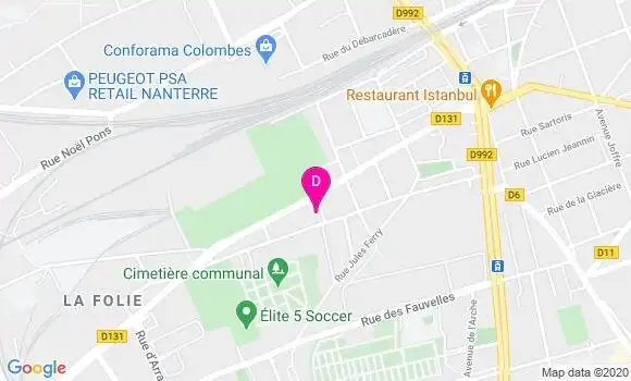 Localisation Louise Guegan Arnoux