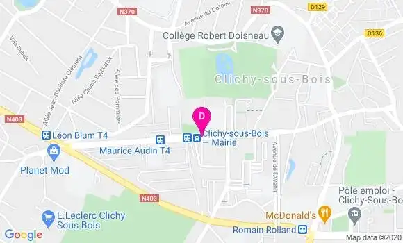 Localisation Marie Madeleine Mbienz
