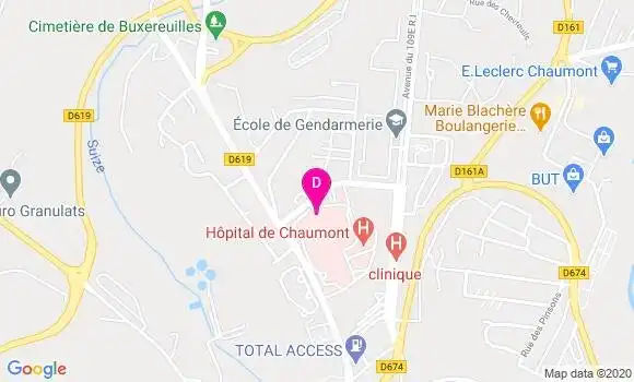 Localisation Jean Claude Paul