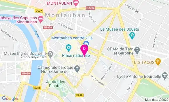 Localisation Nadine Guyon