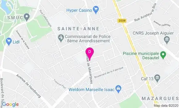 Localisation Sophie Vasse