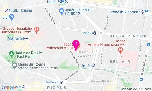 Localisation Juliette Rochefort