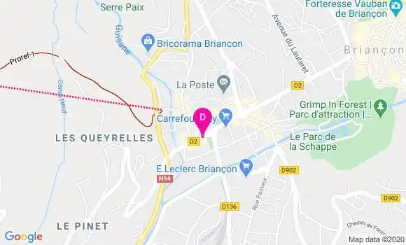 Localisation Antoine Grandvoinet