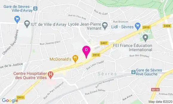 Localisation Franck Bessermann