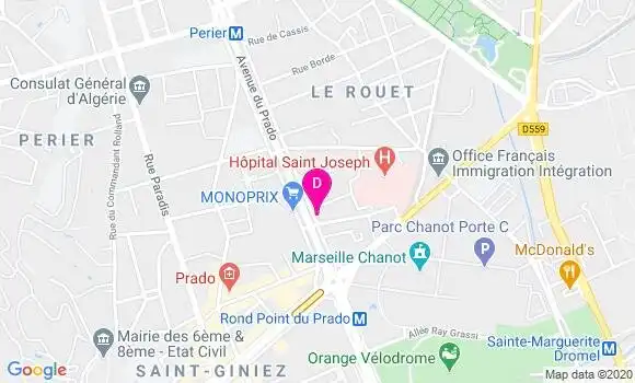 Localisation Marie Dacquin