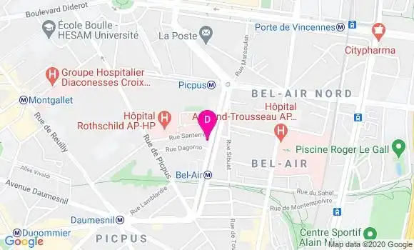 Localisation Nathalie Derai
