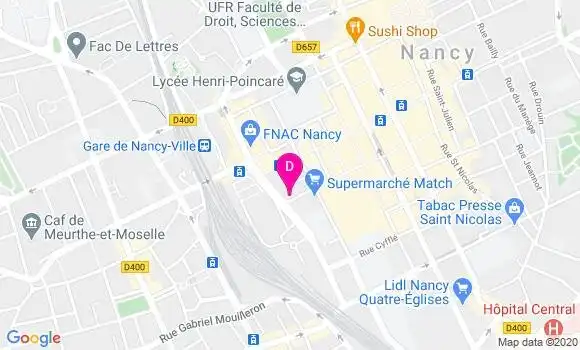 Localisation Sabine Martin Creusot