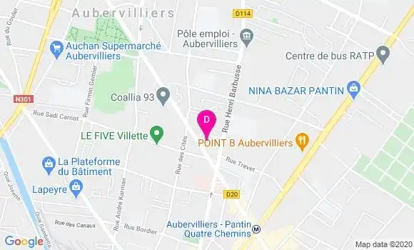 Localisation Nadina Boca