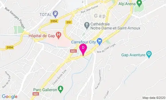 Localisation Emilie Blasi