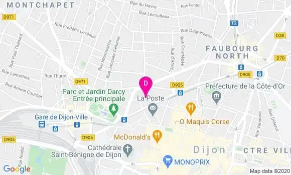 Localisation Jeanne Lafont