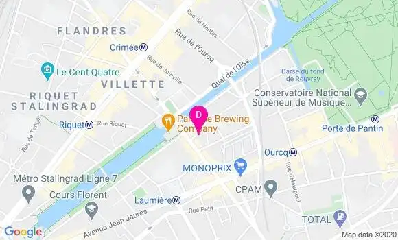 Localisation Viviane Morali