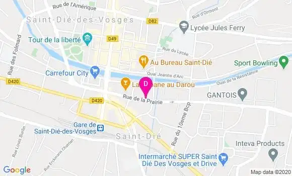 Localisation Yorick Simon