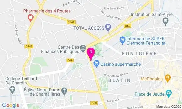 Localisation Frederique Assemat Pastural