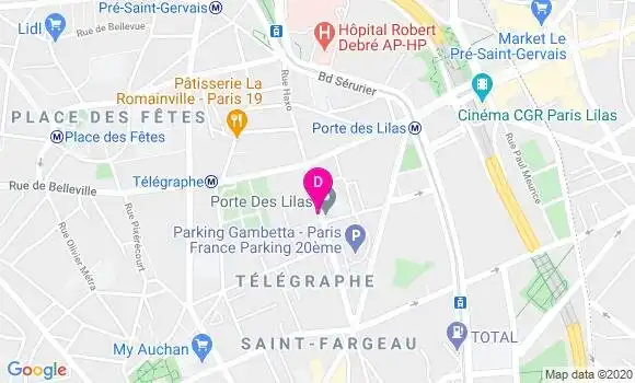Localisation Emmanuelle Ryst