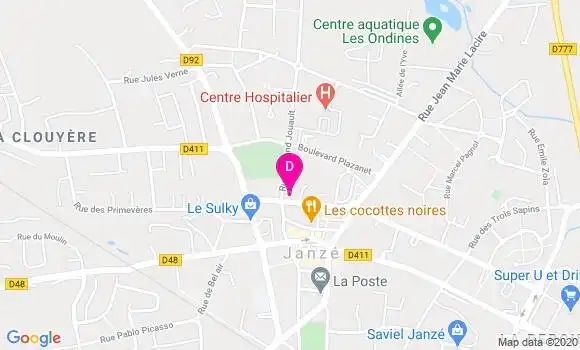 Localisation Gwenaelle Prime Chuzeville