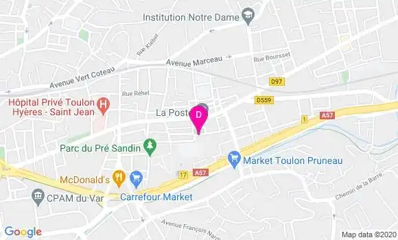 Localisation Jean Hussenet