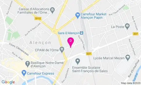 Localisation Clemence Carron