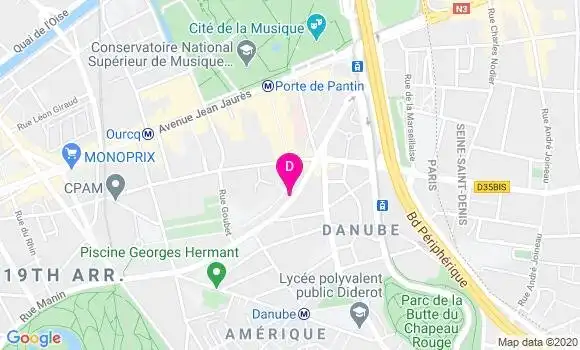 Localisation Sacha Pariente