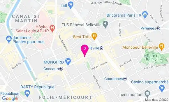 Localisation Beatrice Gougeon