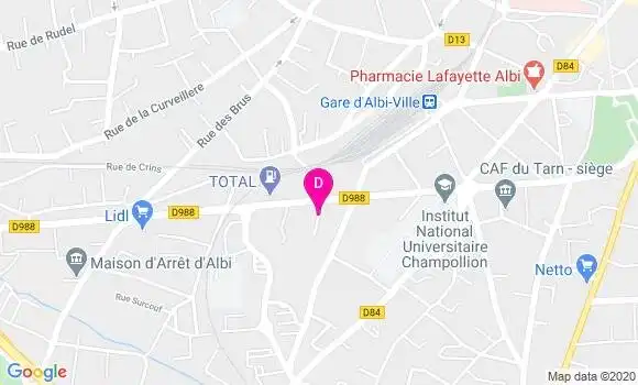 Localisation Jerome Guittard