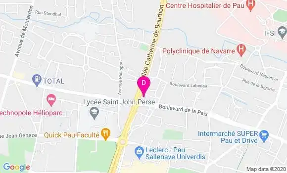 Localisation Diego Cantero Paris