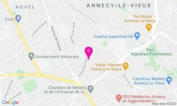 Localisation Isabelle Seyler
